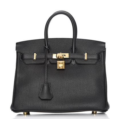 Hermes Togo Birkin 25 Black 1 of 28