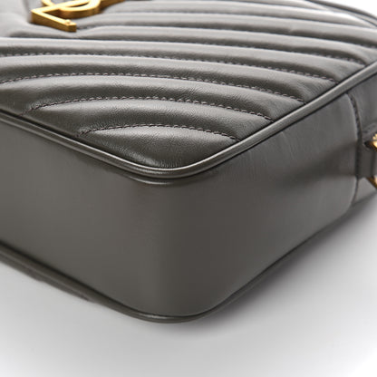 Saint Laurent Calfskin Matelasse Monogram Lou Camera Bag Pebble 7 of 7