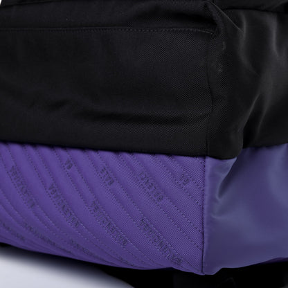 Balenciaga Nylon Double Pack Backpack Purple Black 7 of 11