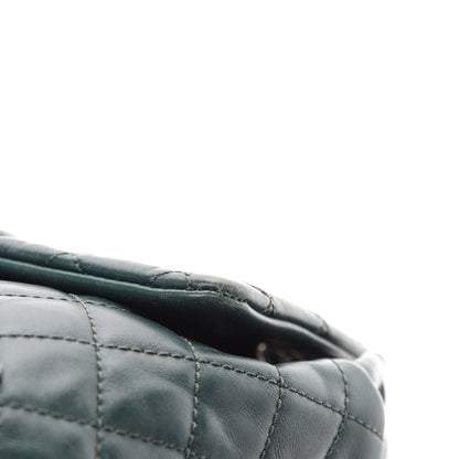 Chanel Calfskin Quilted Large Salzburg Mountain Backpack Dark Green 9 of 13