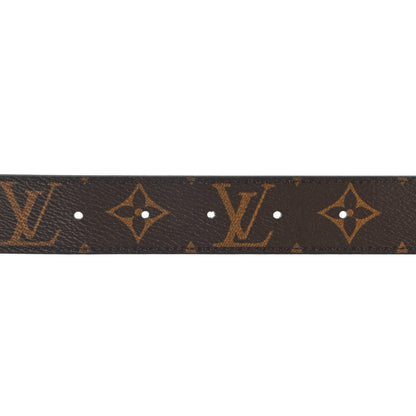 Louis Vuitton Calfskin Monogram 30mm LV Initiales Reversible Belt 90 36 Black 4 of 6