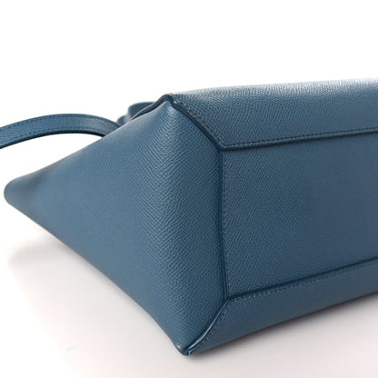 Celine Grained Calfskin Mini Belt Bag Slate Blue 8 of 9