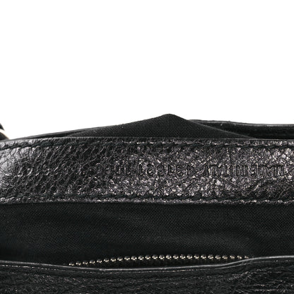Balenciaga Agneau Classic Hardware S City Logo Strap Black White 8 of 12