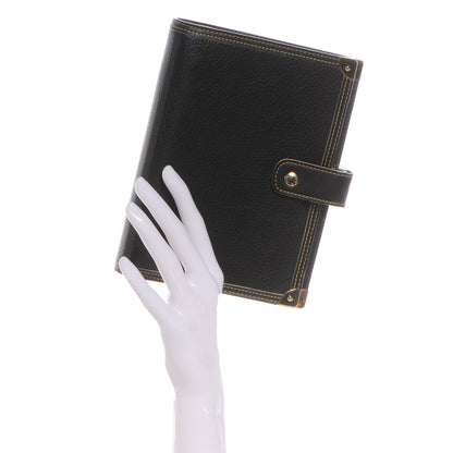 Louis Vuitton Suhali Medium Ring Agenda Black 2 of 7