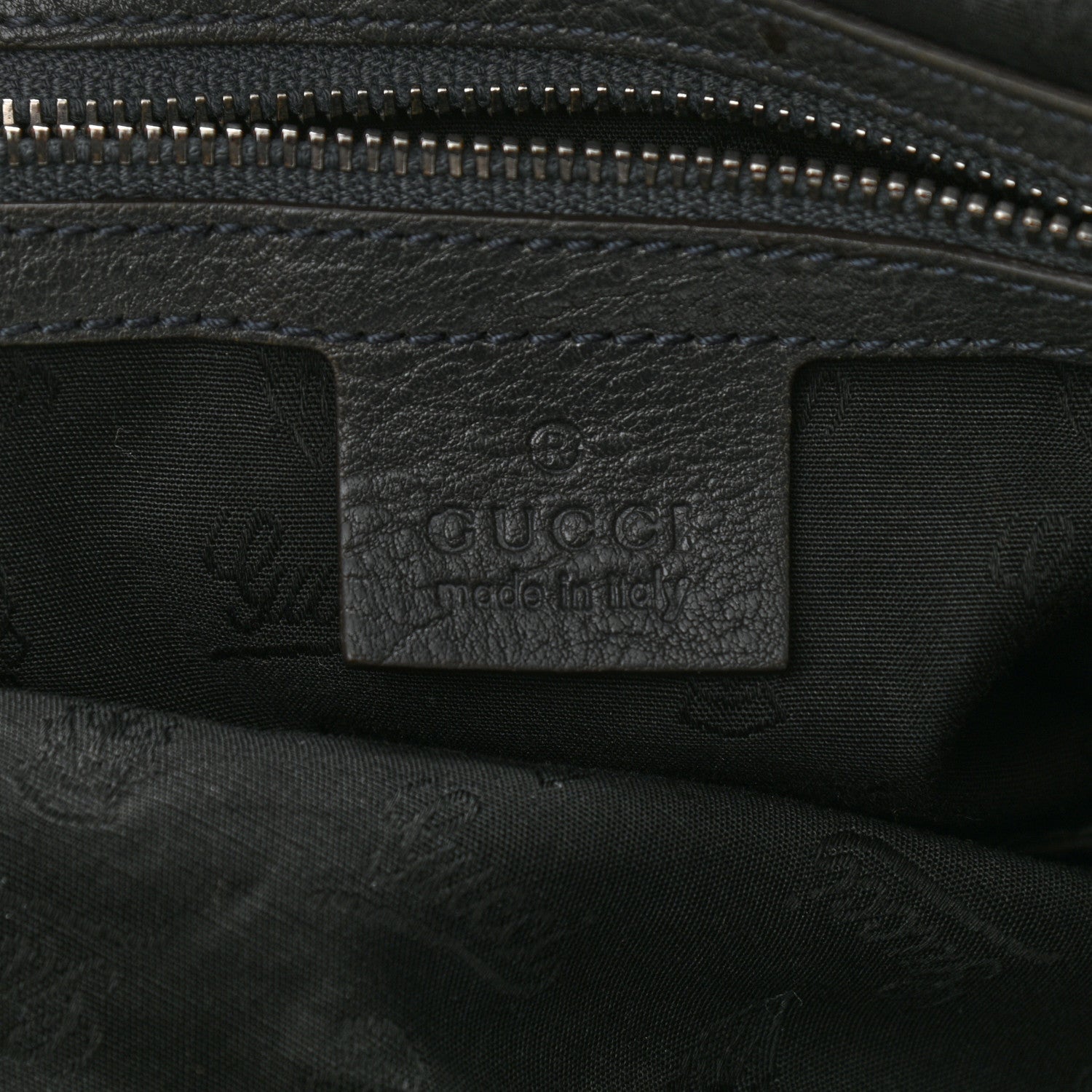 Gucci Suede Icon Bit Large Boston Grey 6 of 10
