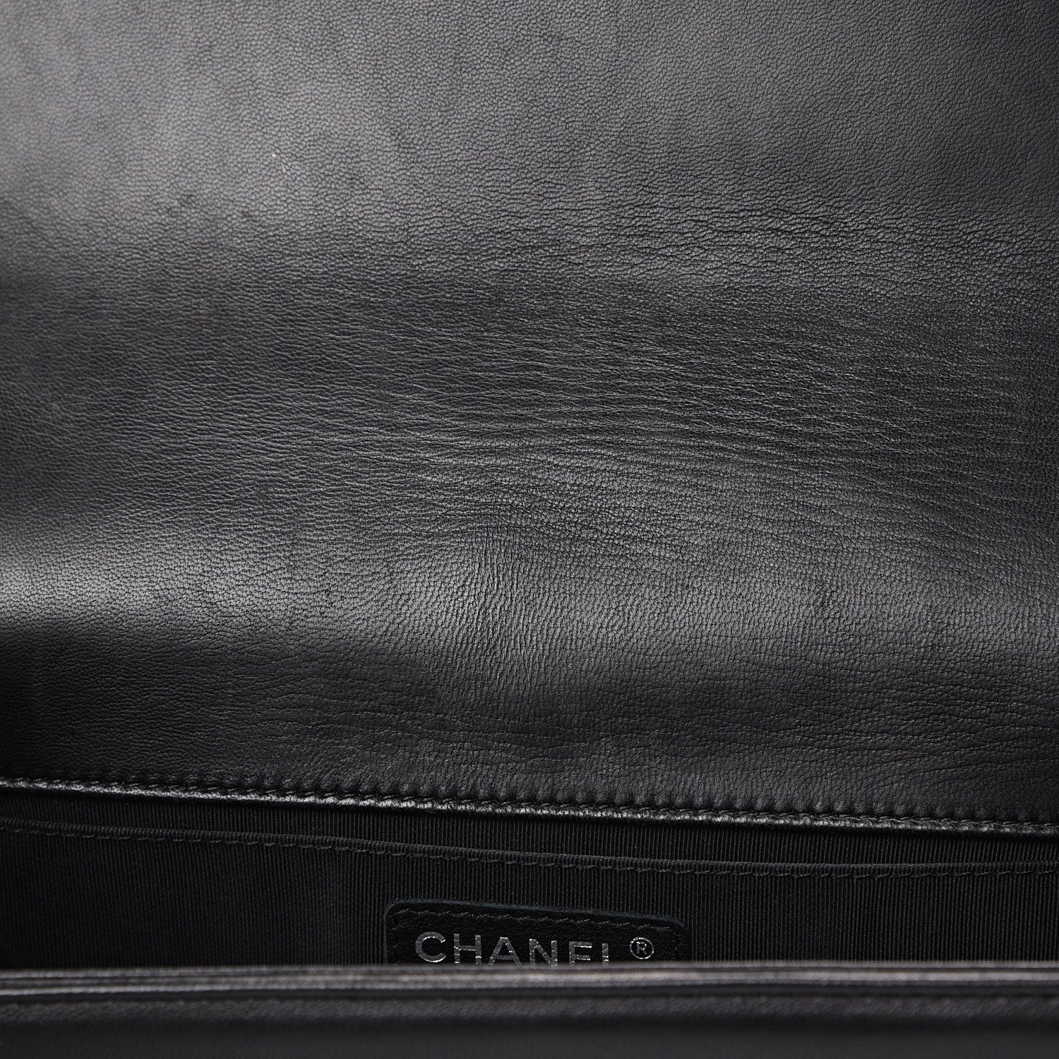 Chanel Lambskin Quilted Medium Boy Flap Black 9 of 15