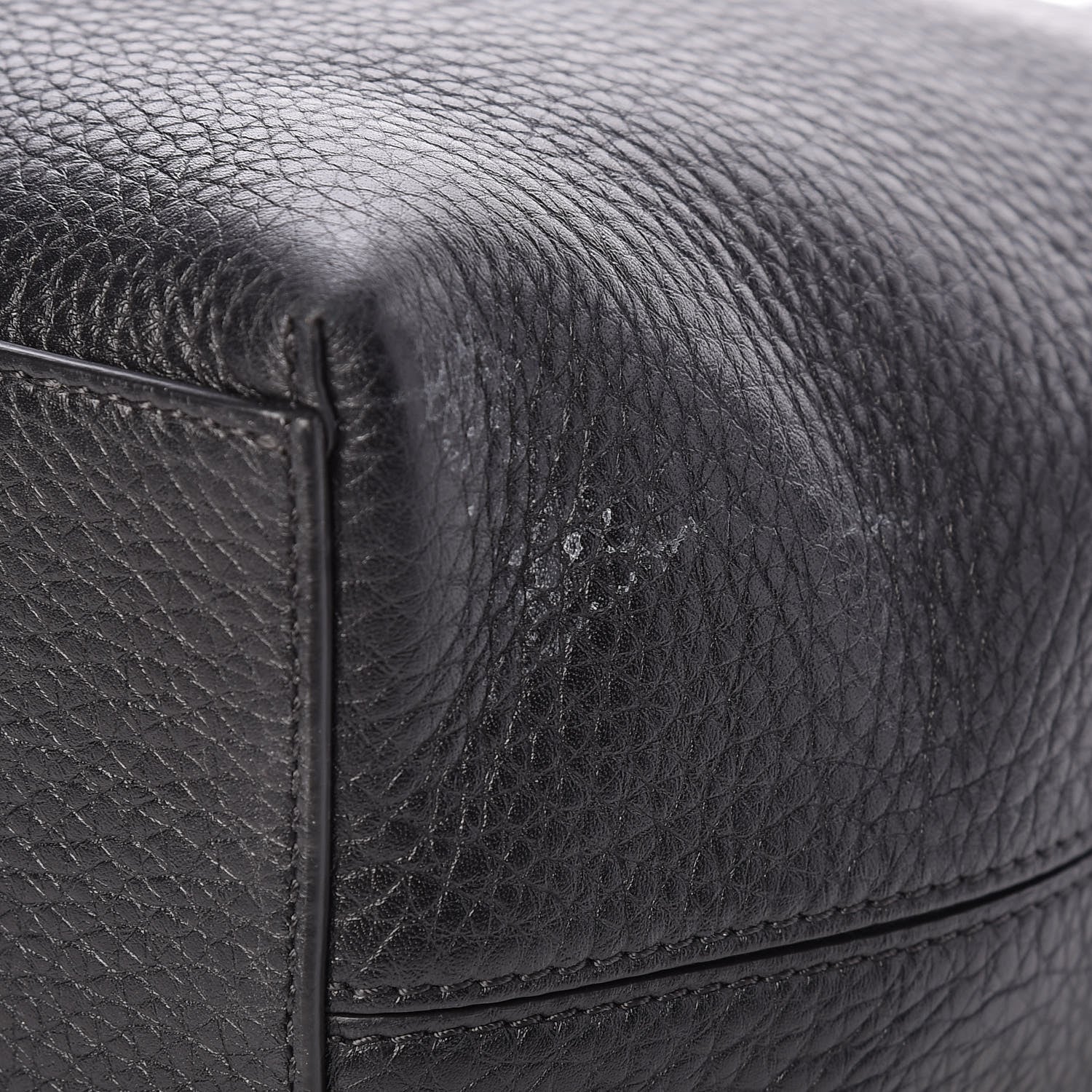 Valentino Garavani Grained Calfskin Rockstud Shoulder Tote Black 9 of 9
