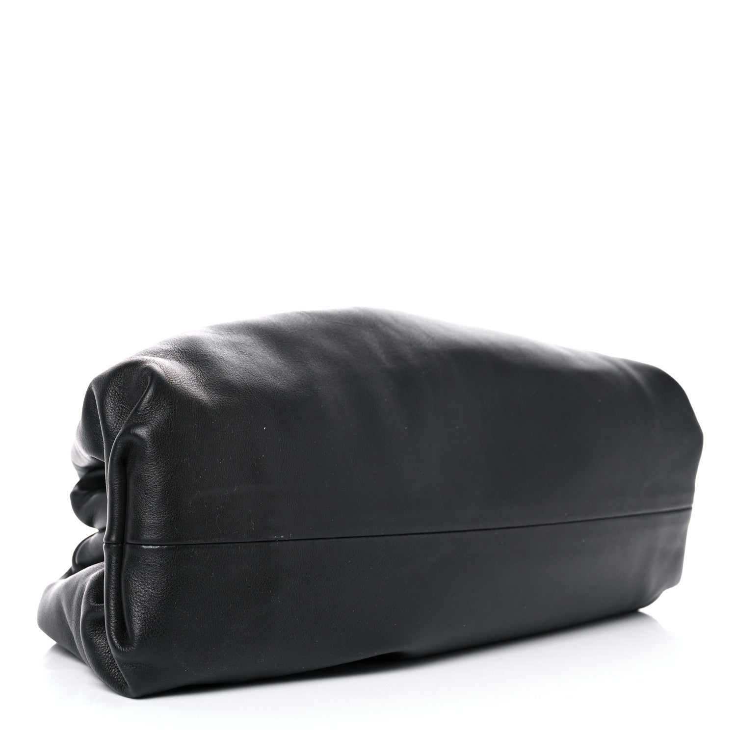 Bottega Veneta Smooth Butter Calf The Pouch Oversized Clutch Black 4 of 22