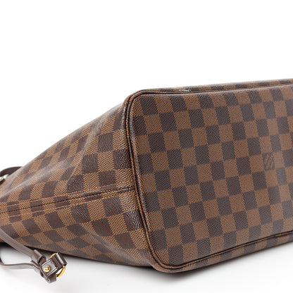Louis Vuitton Damier Ebene Neo Neverfull MM Rose Ballerine 10 of 12