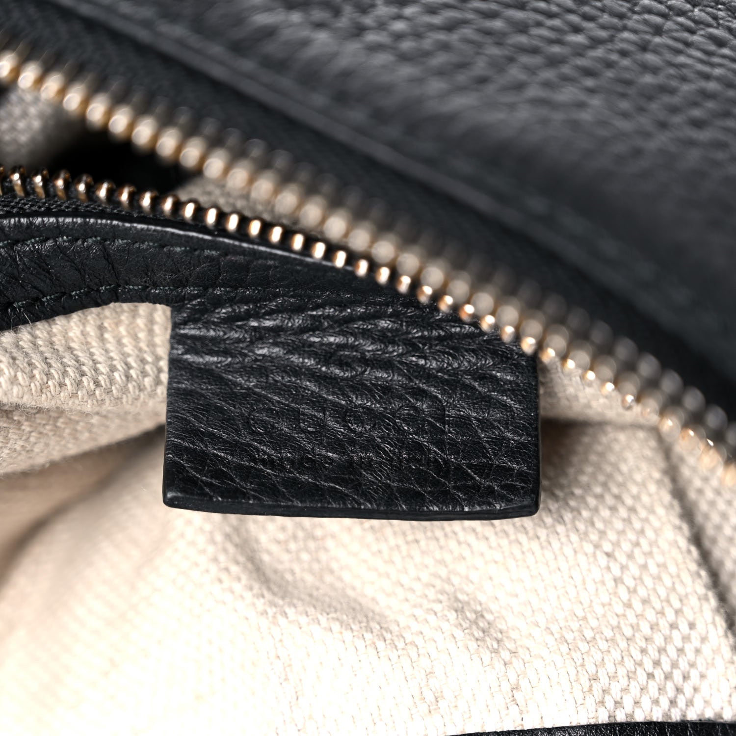 Gucci Pebbled Calfskin Large Soho Hobo Black 6 of 24