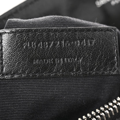 Saint Laurent Calfskin Y Quilted Monogram Medium Loulou Chain Satchel Black 12 of 25