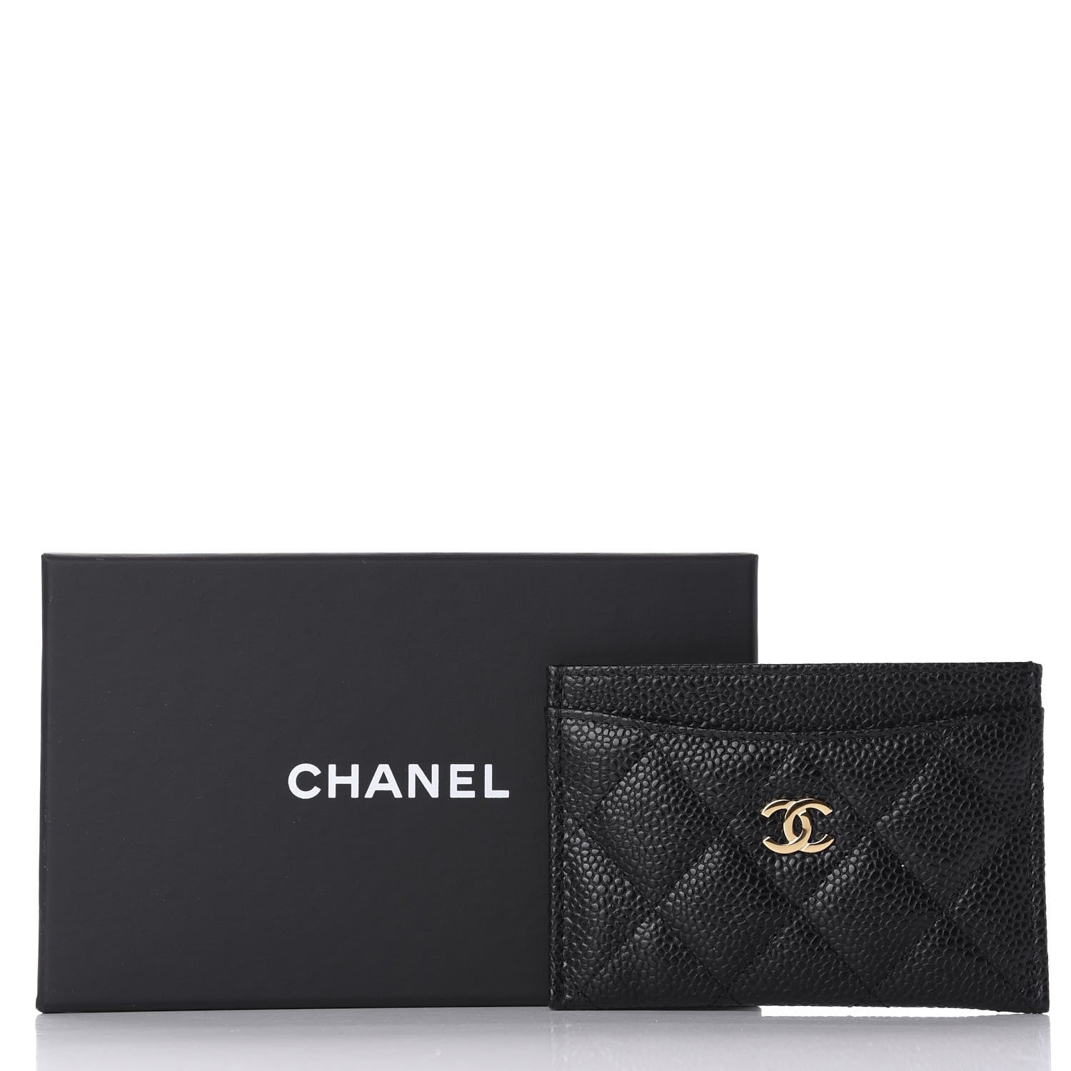 Chanel Caviar Quilted Card Holder Black 8 of 8