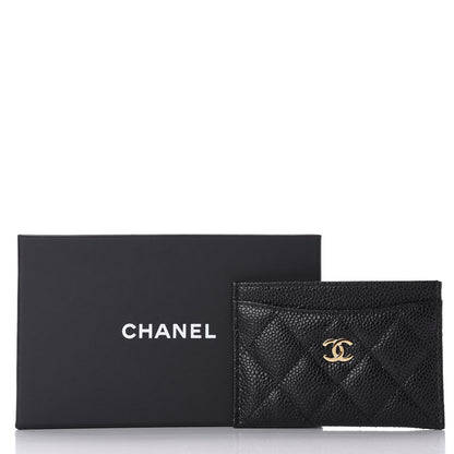 Chanel Caviar Quilted Card Holder Black 8 of 8
