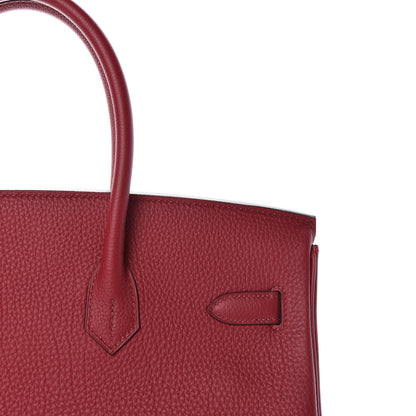 Hermes Togo Birkin 35 Rouge Grenat 29 of 34