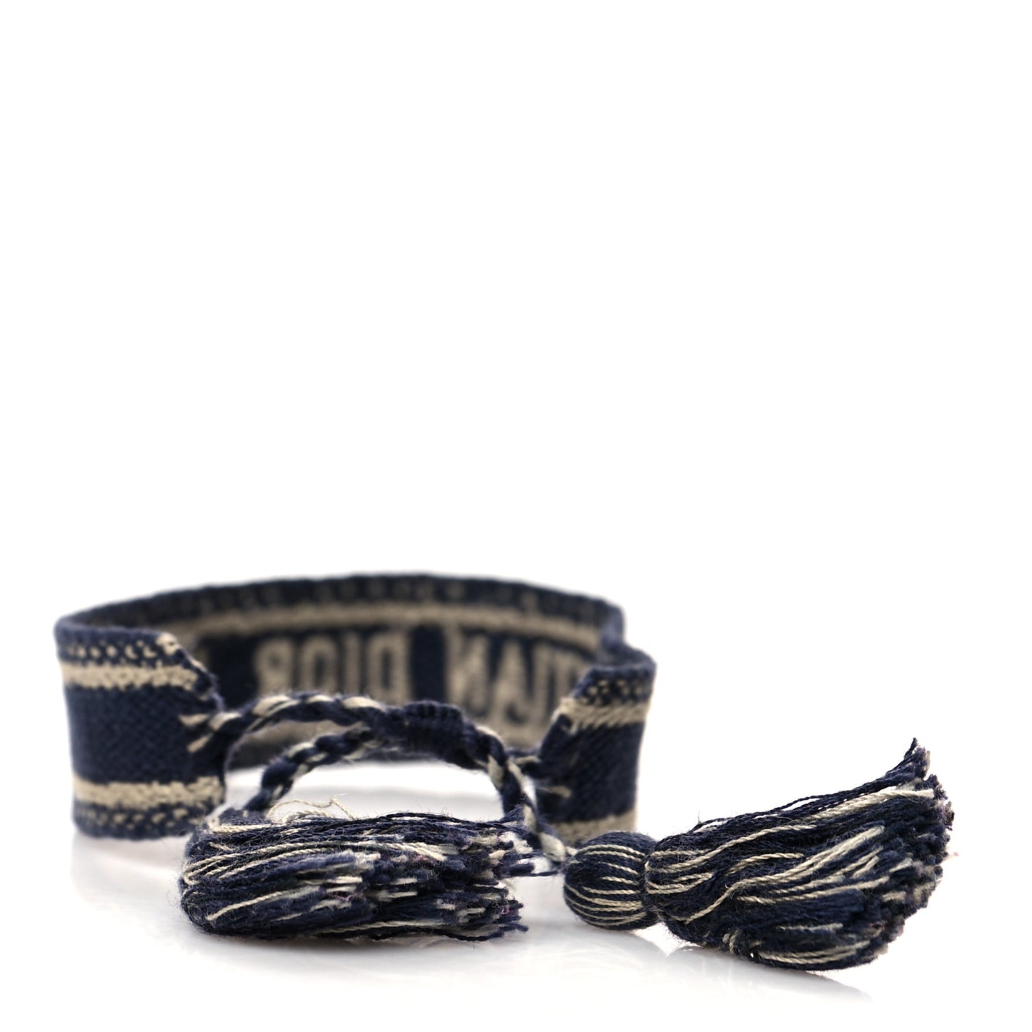 Woven Cotton J'Adior Friendship Bracelet Navy