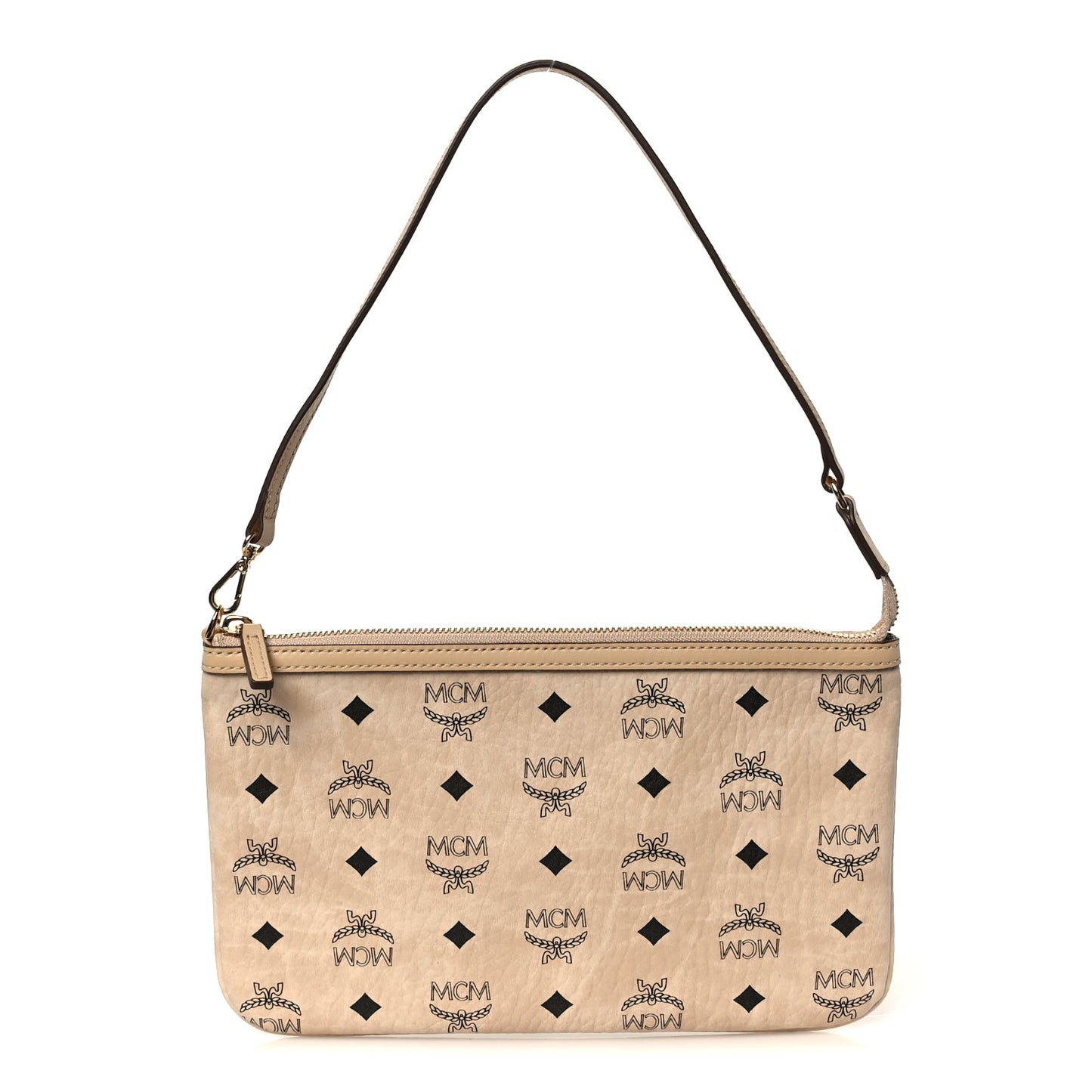 Visetos Medium Pouch Beige