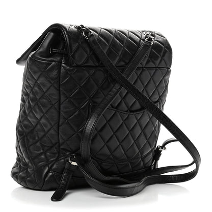 Chanel Lambskin Quilted Large Urban Spirit Backpack Black 2 of 4