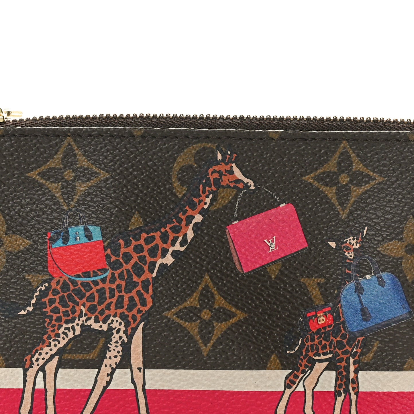 Monogram 2017 Christmas Animation Mini Pochette Accessories