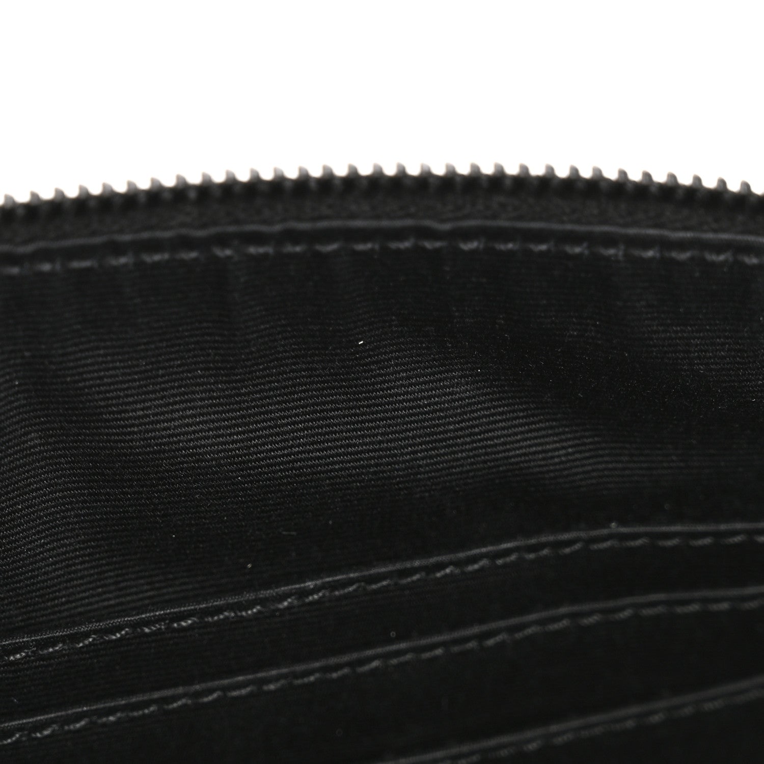 Saint Laurent Calfskin Crocodile Embossed Monogram Belt Bag Black 11 of 14