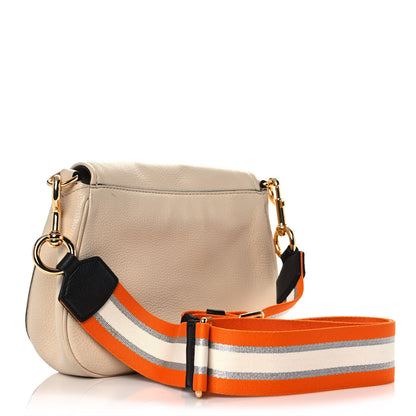 Marc Jacobs Calfskin Empire City Messenger Crossbody Beige 3 of 12