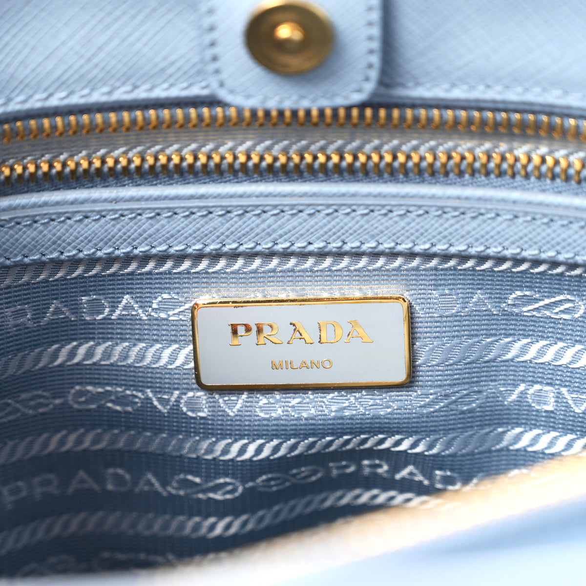Prada Saffiano Lux Medium Tote Astrale 6 of 10