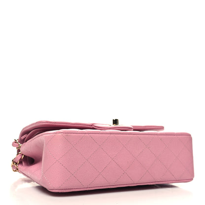 Chanel Caviar Quilted Small Double Flap Pink 4 of 11