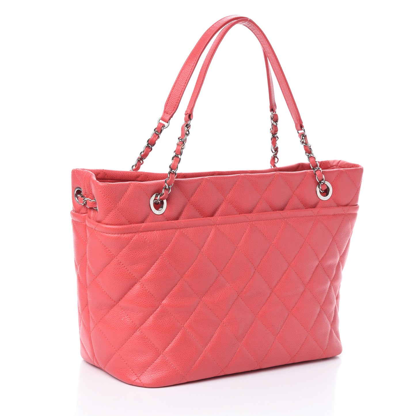Caviar Quilted Timeless CC Soft Tote Pink