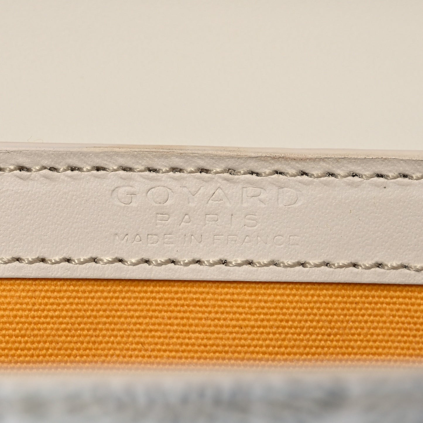 Goyardine Structure Mini Saigon White