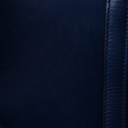 Christian Dior Calfskin Saddle Bag Blue 12 of 13