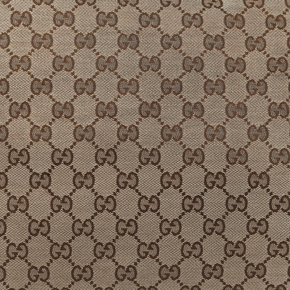 Gucci Monogram Cellarius Calfskin Large Bella Top Handle Bag Beige Ebony Cuir 8 of 20