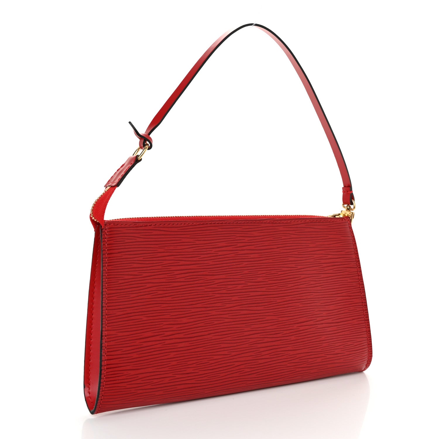 Louis Vuitton Epi Pochette Accessories 21 Castillan Red 3 of 10