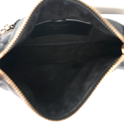 Christian Dior Lambskin Cannage Small Dior Vibe Hobo Bag Black 5 of 11
