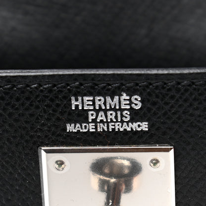 Hermes Epsom Kelly Sellier 32 Black 6 of 10