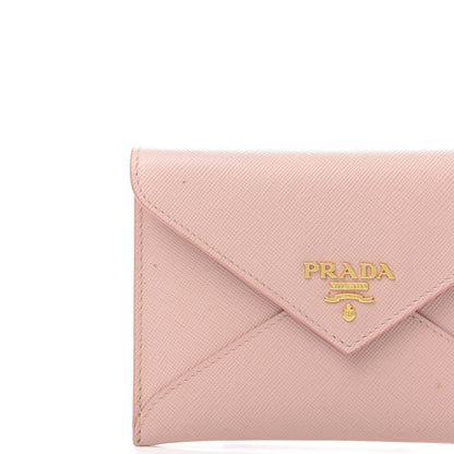 Prada Saffiano Metal Envelope Wallet Orchidea 11 of 12