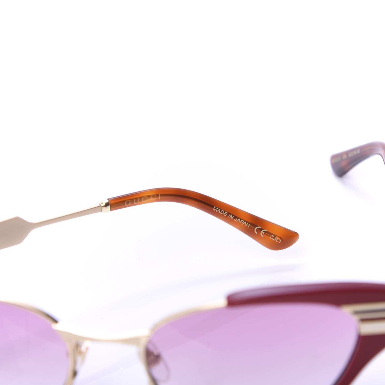 Gucci Cat Eye Web Sunglasses GG0522S Red 6 of 7