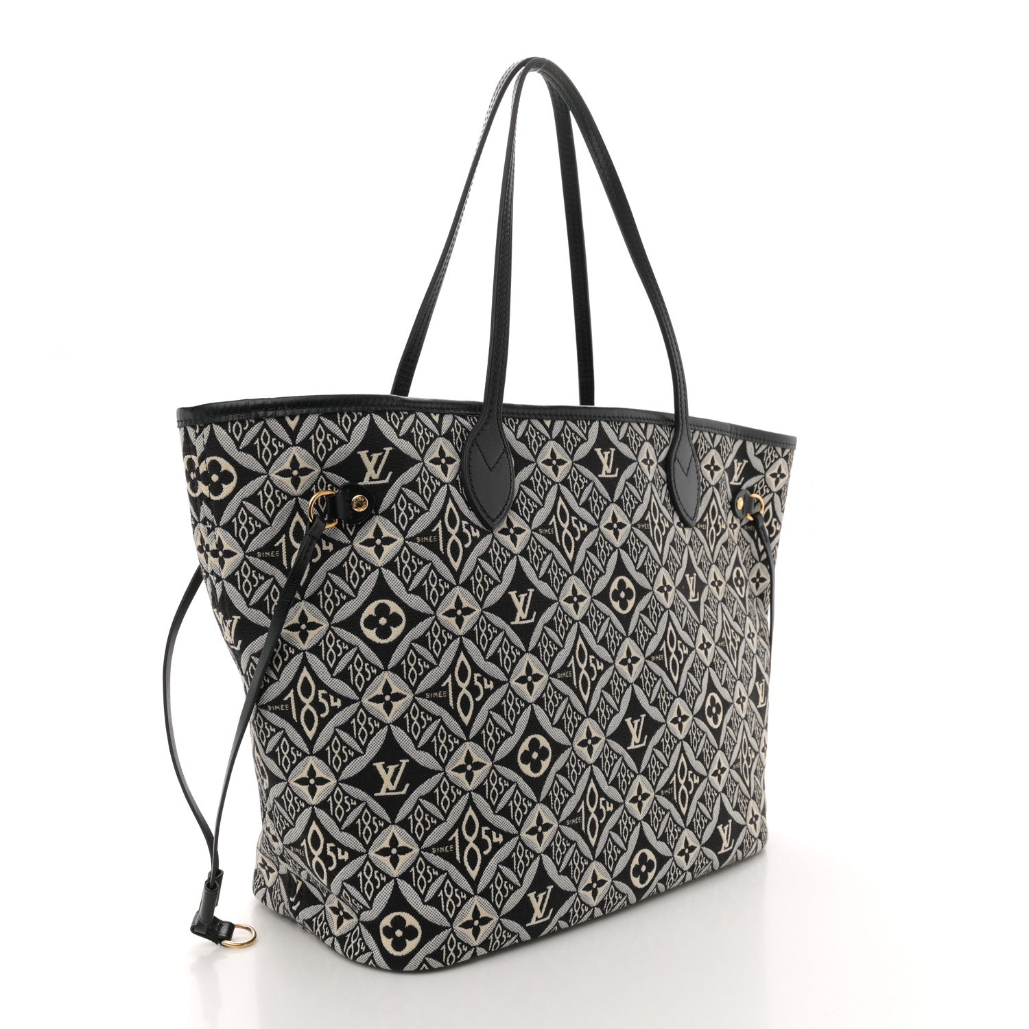 Louis Vuitton Jacquard Since 1854 Neverfull MM Grey 4 of 11