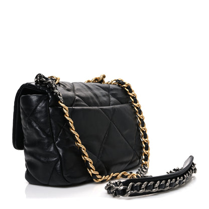 Chanel Lambskin Quilted Medium Chanel 19 Flap Black 3 of 10