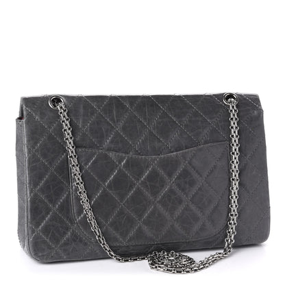 Chanel Aged Calfskin Quilted 50th Anniversary 2.55 Reissue 227 Flap Grey 3 of 14