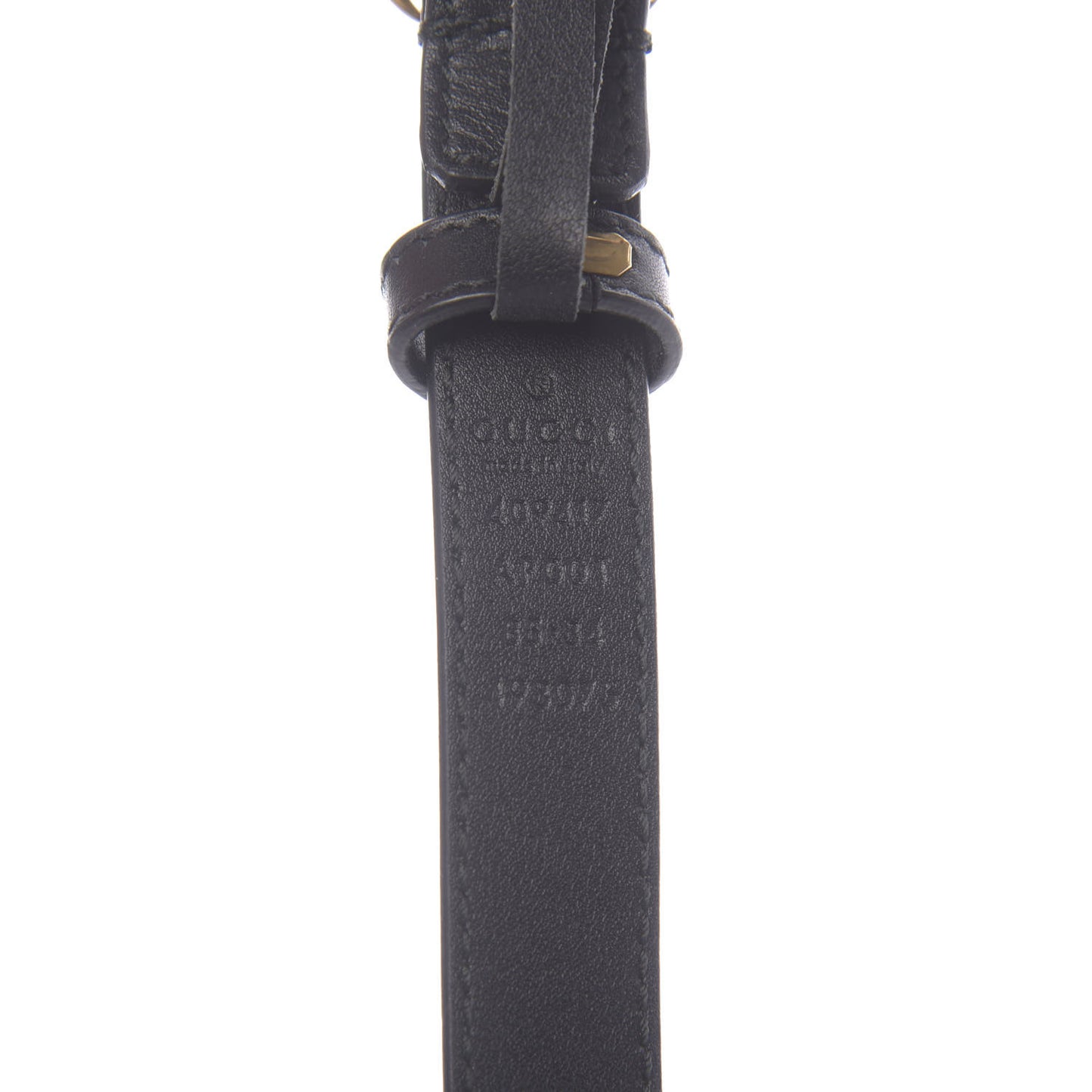 Calfskin Double G 20mm Belt 85 34 Black