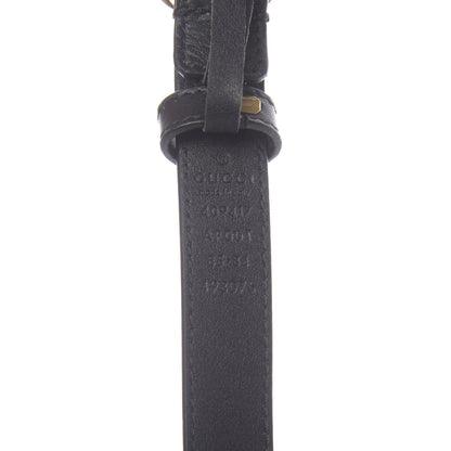 Gucci Calfskin Double G 20mm Belt 85 34 Black 3 of 7