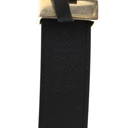 Gucci Moon Calfskin Torchon Double G 25mm Belt 75 30 Black 3 of 5