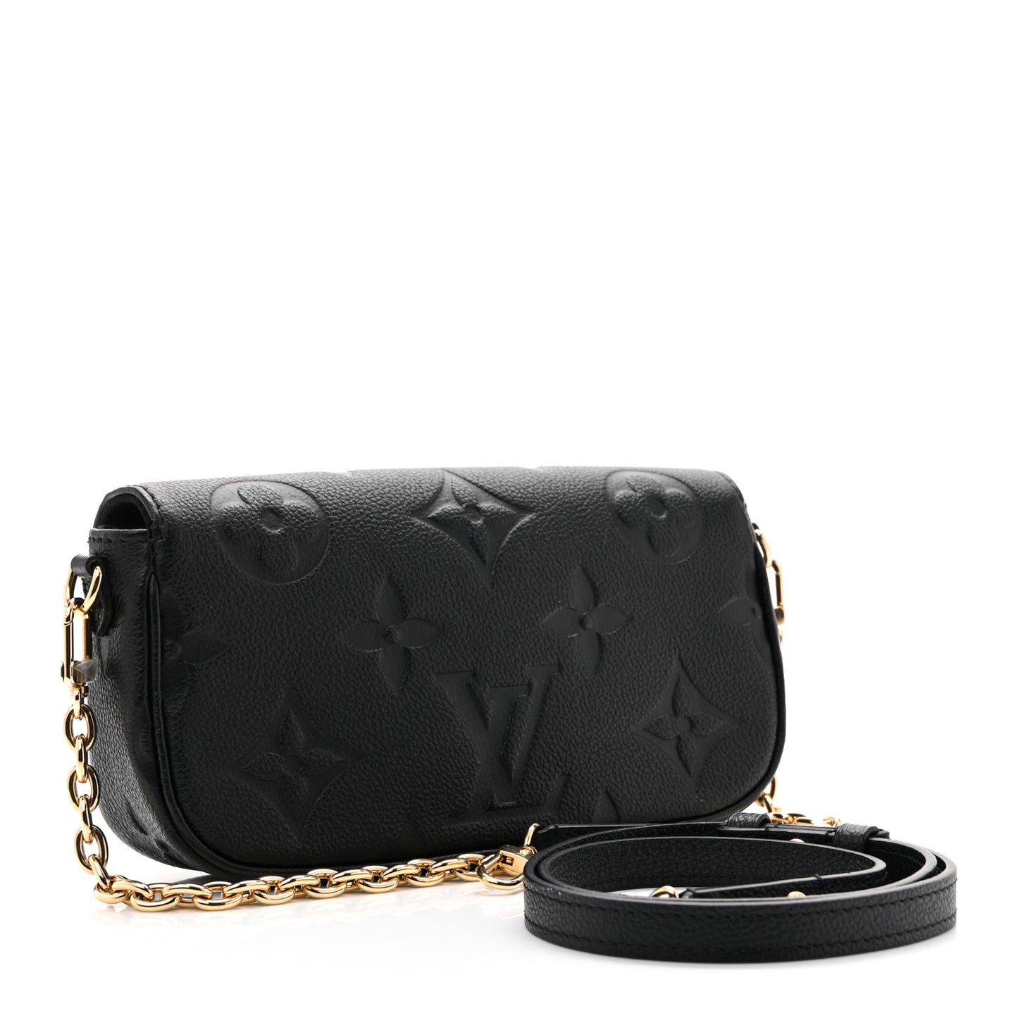 Empreinte Monogram Giant Ivy Wallet On Chain Black