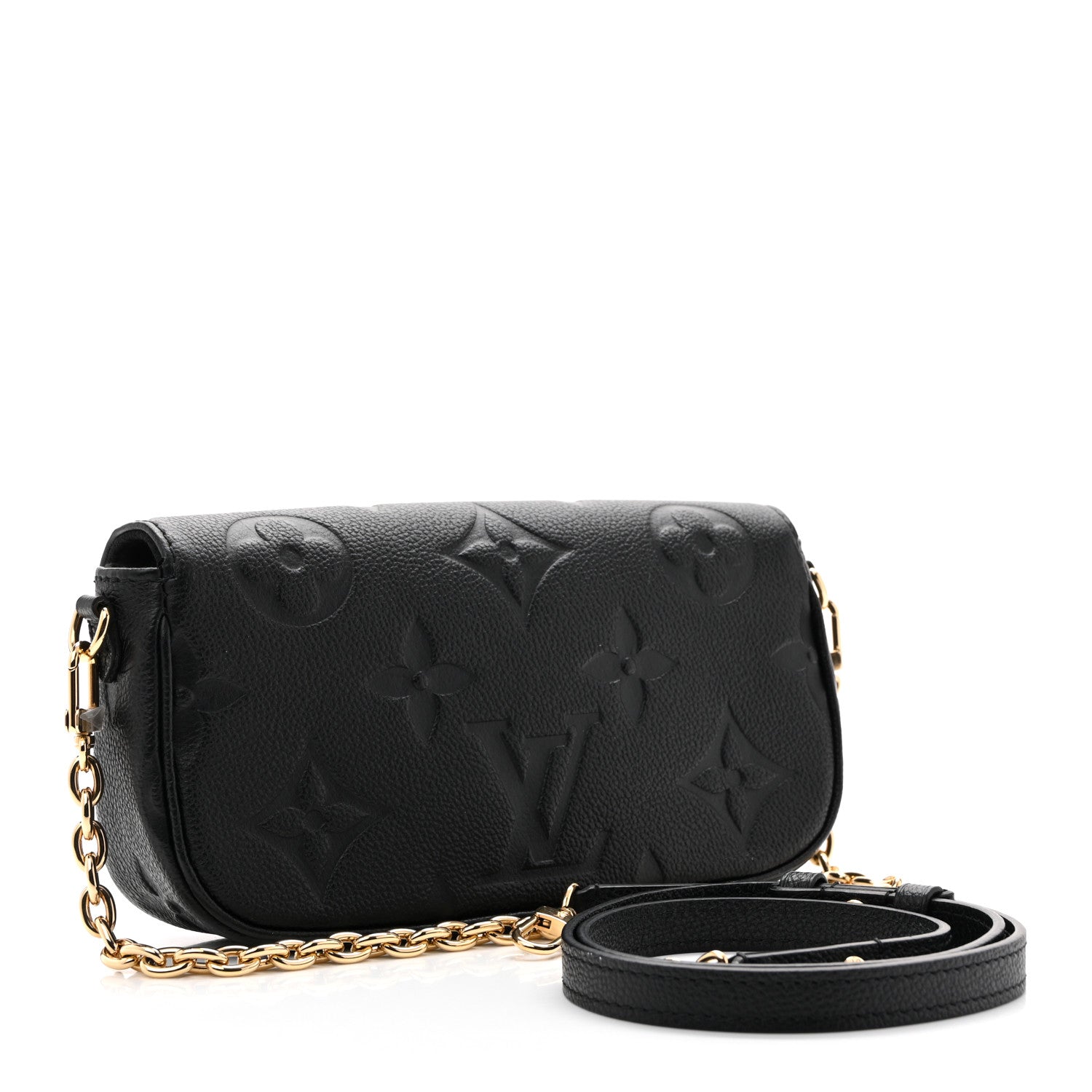 Louis Vuitton Empreinte Monogram Giant Ivy Wallet On Chain Black 3 of 11