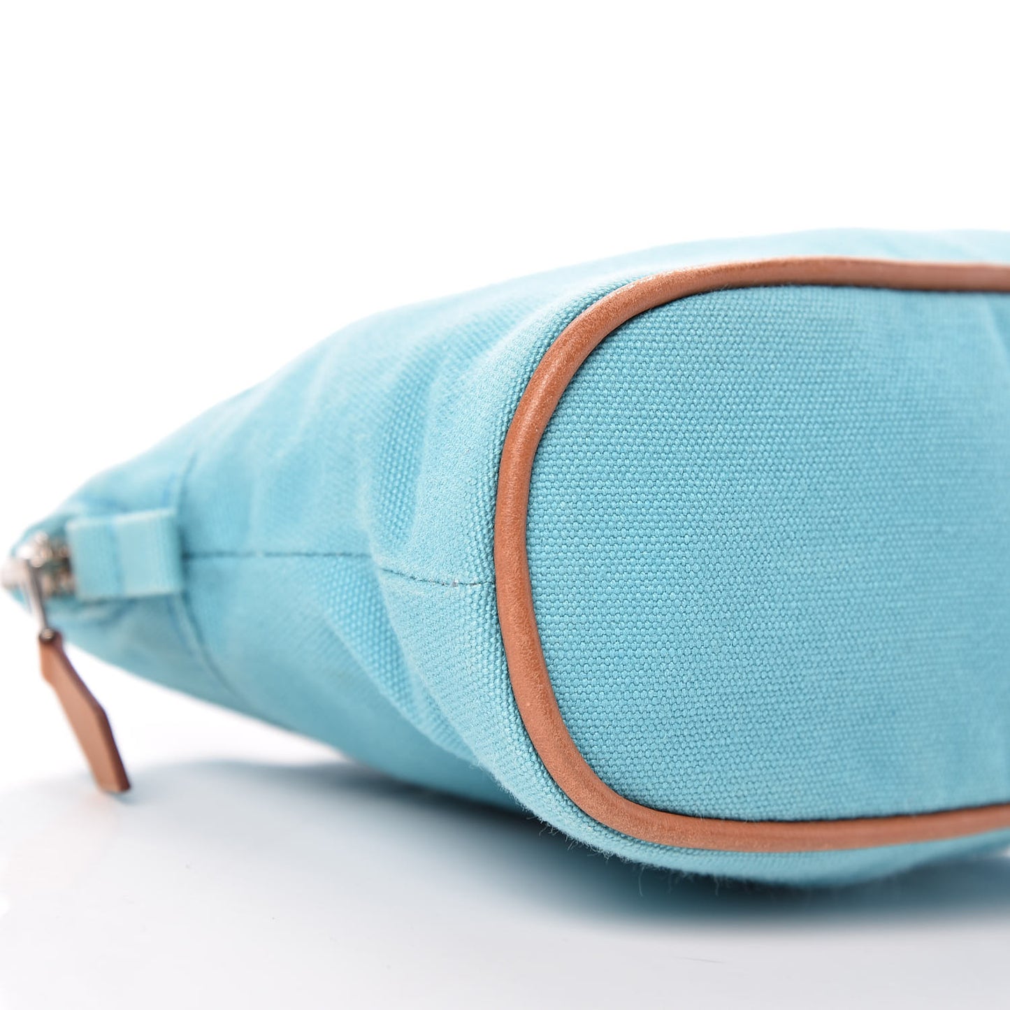 Cotton Canvas Mini Bolide Travel Cosmetic Pouch Bleu Horizon