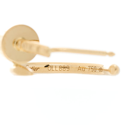 Cartier 18K Yellow Gold Juste Un Clou Hoop Earrings 6 of 7