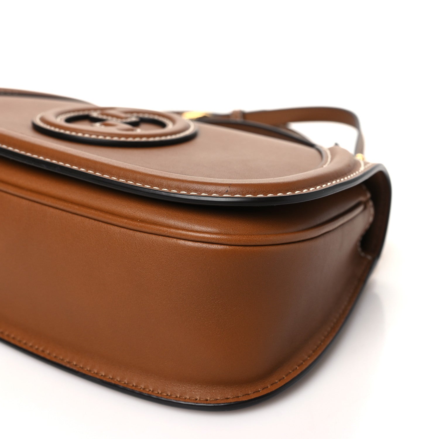 Gucci Roxy Calfskin Medium Blondie Top Handle Bag Brown 10 of 10