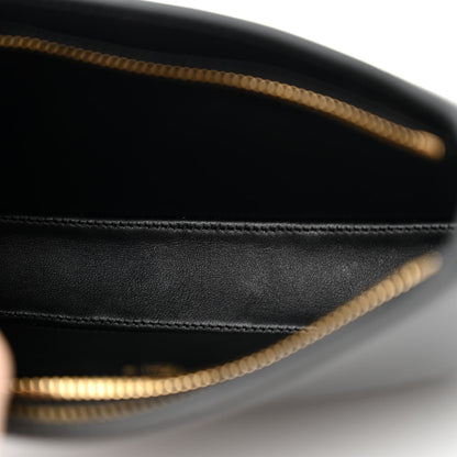 Celine Shiny Calfskin Medium Tilly Triomphe Shoulder Bag Black 5 of 12