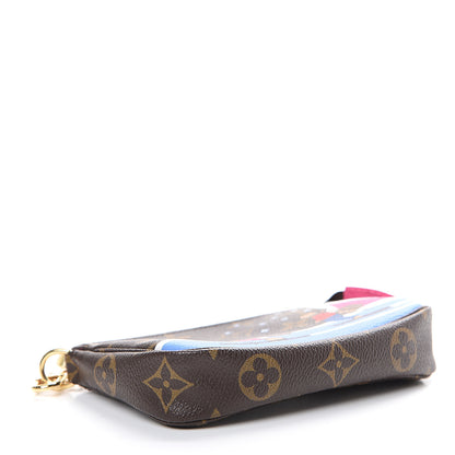 Louis Vuitton Monogram 2018 Christmas Animation Mini Bears Pochette Accessories 3 of 6