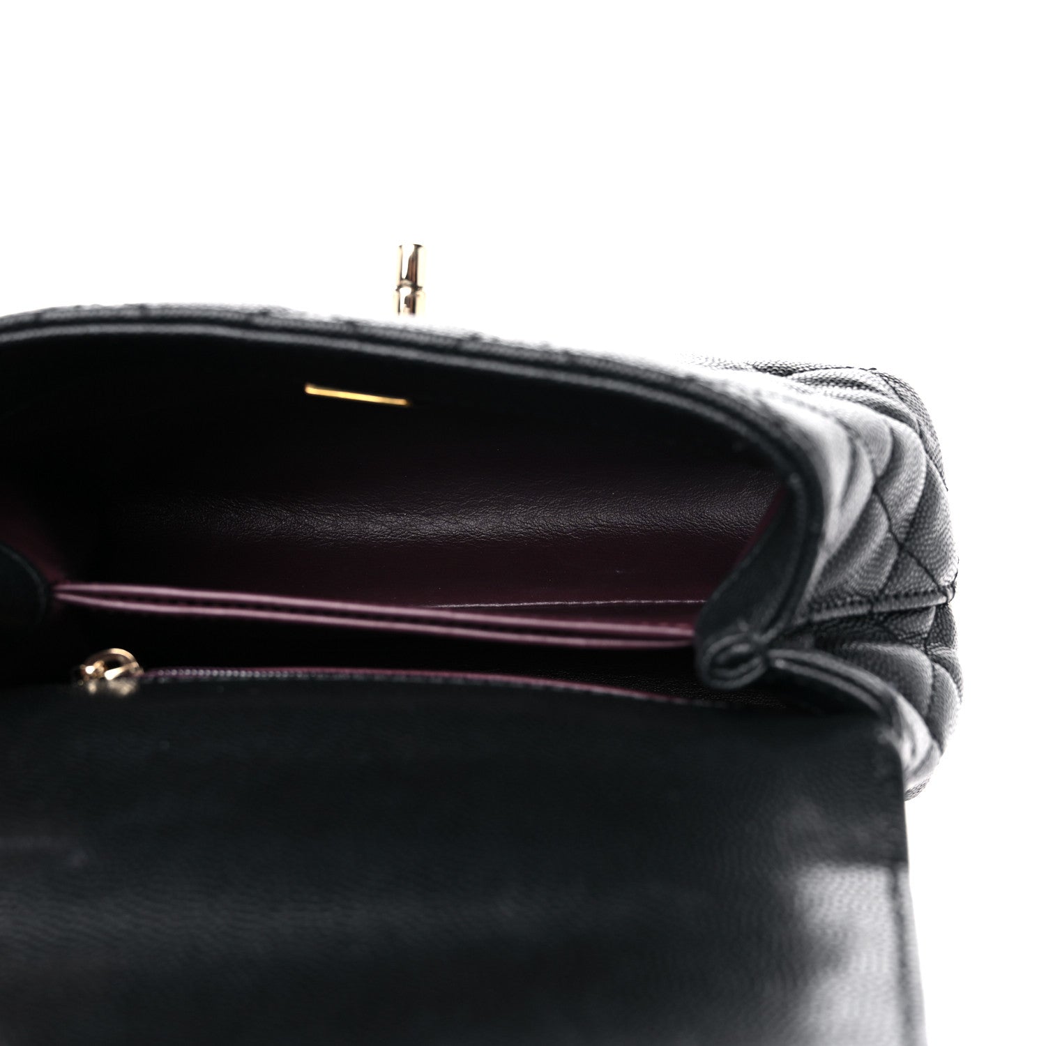 Chanel Caviar Quilted Extra Mini Coco Handle Flap Black 5 of 11