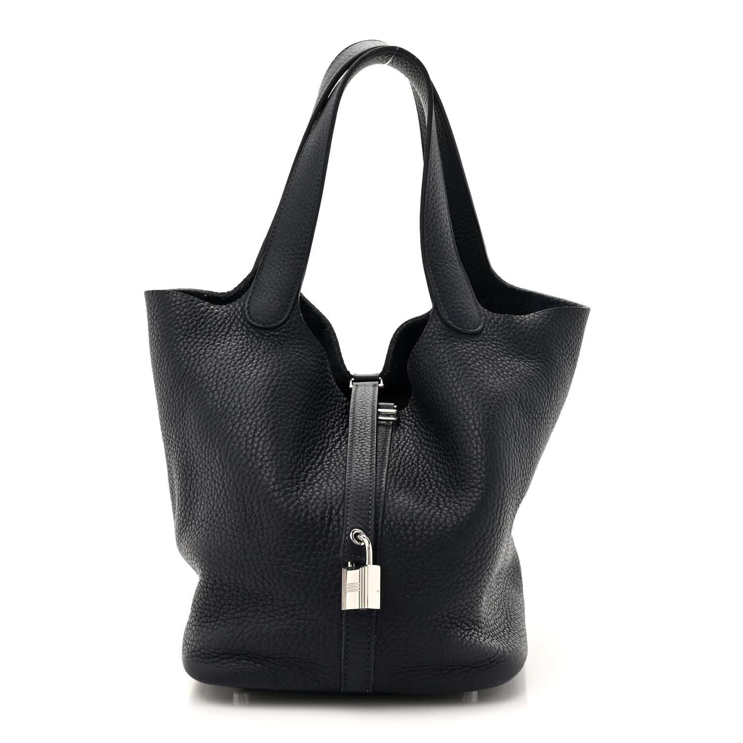 Hermes Taurillon Clemence Picotin Lock 22 MM Bleu Nuit 1 of 12